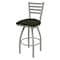 Holland Bar Stool Co 30" Swivel Bar Stool, Nickel Finish, Canter Pine Seat 41030AN010 - alternate 1